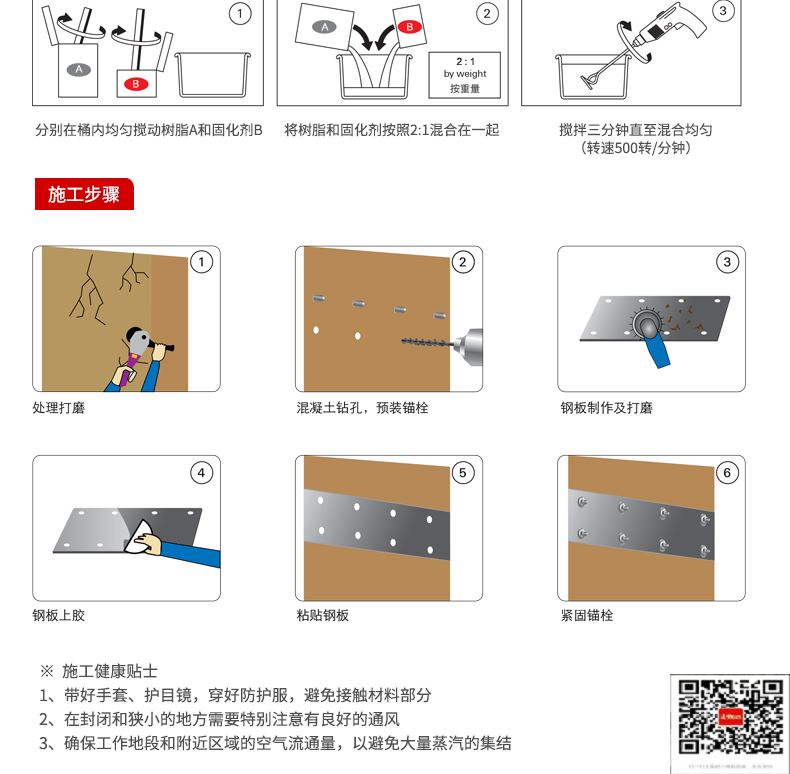 包钢克拉玛依粘钢加固施工过程